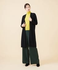 GBSCX03390 Sybilla(シビラ) ハイゲージウールロングカーディガン ブラック