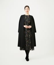 GBSED02500 Sybilla(シビラ) フレアロングカーディガン ブラック