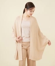 GBSEW01450 Sybilla(シビラ) ヘンプコットンニットポンチョ ベージュ