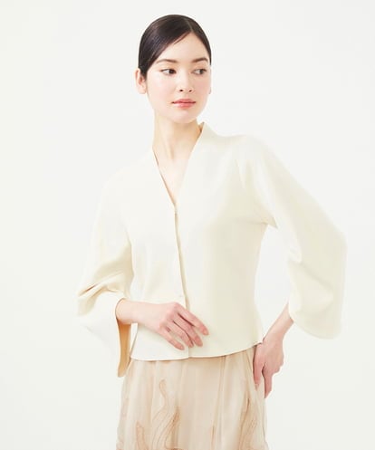 GBSGA32600 Sybilla フォルムスリーブニットジャケット