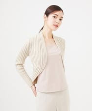 GBSGB31300 Sybilla(シビラ) ワイドリブボレロ ベージュ