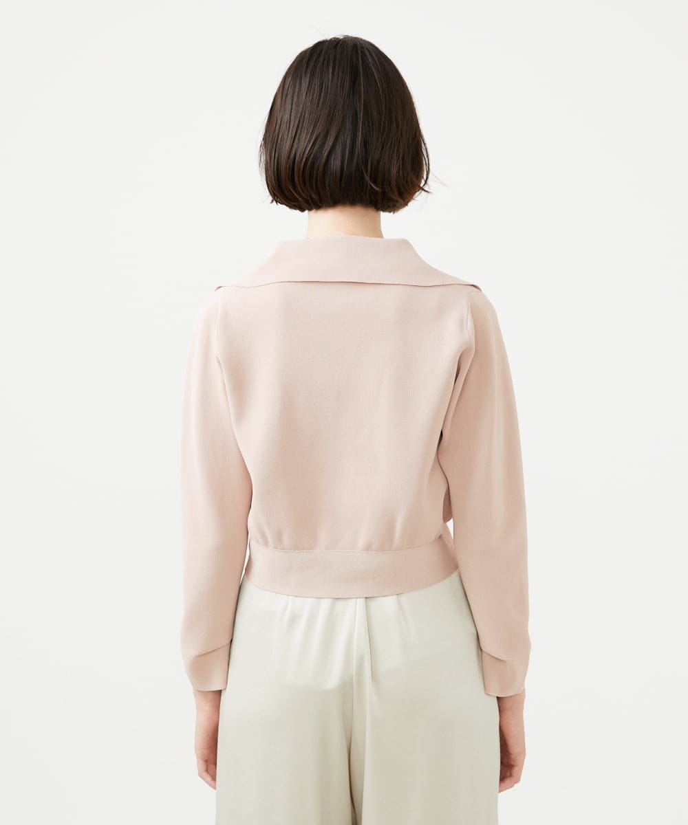 GBSGD32600 Sybilla(シビラ) クロップドニットジャケット ベージュピンク