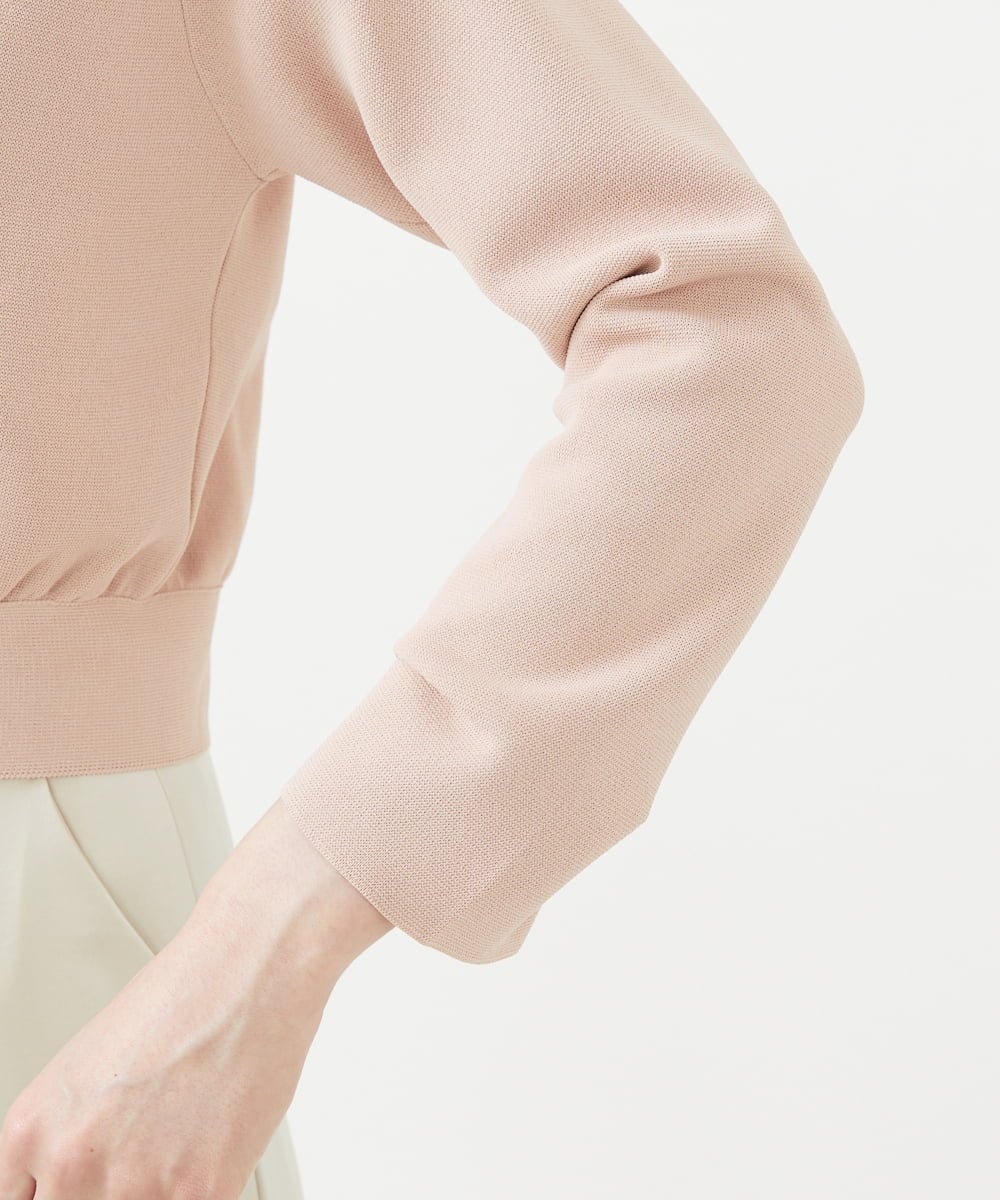 GBSGD32600 Sybilla(シビラ) クロップドニットジャケット ベージュピンク