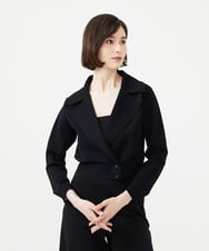 GBSGD32600 Sybilla(シビラ) クロップドニットジャケット ブラック
