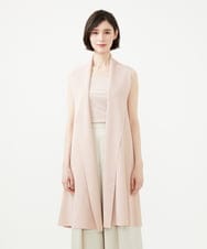 GBSGD33630 Sybilla(シビラ) ワイドカラーニットジレ ベージュピンク