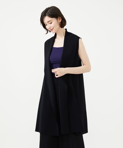 GBSGD33630 Sybilla ワイドカラーニットジレ