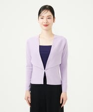 GBSGD50300 Sybilla(シビラ) レイヤード風カーディガン ラベンダー