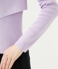 GBSGD50300 Sybilla(シビラ) レイヤード風カーディガン ラベンダー