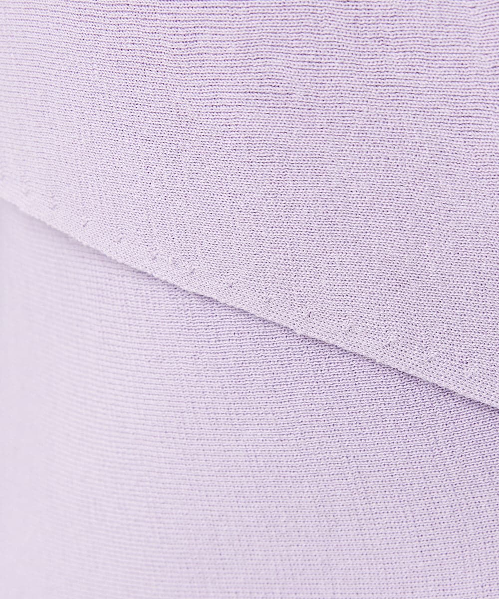 GBSGD50300 Sybilla(シビラ) レイヤード風カーディガン ラベンダー