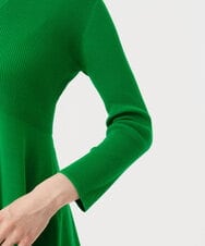 GBSGD51330 Sybilla(シビラ) ペプラムリブカーディガン グリーン