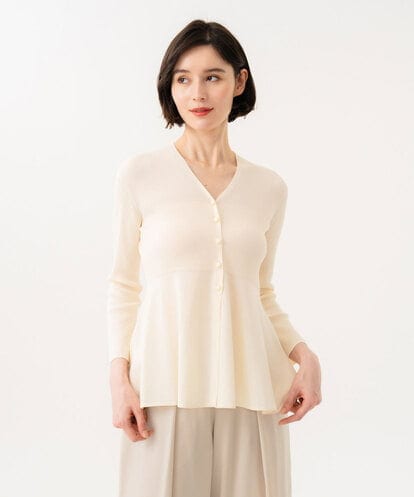 GBSGD51330 Sybilla ペプラムリブカーディガン