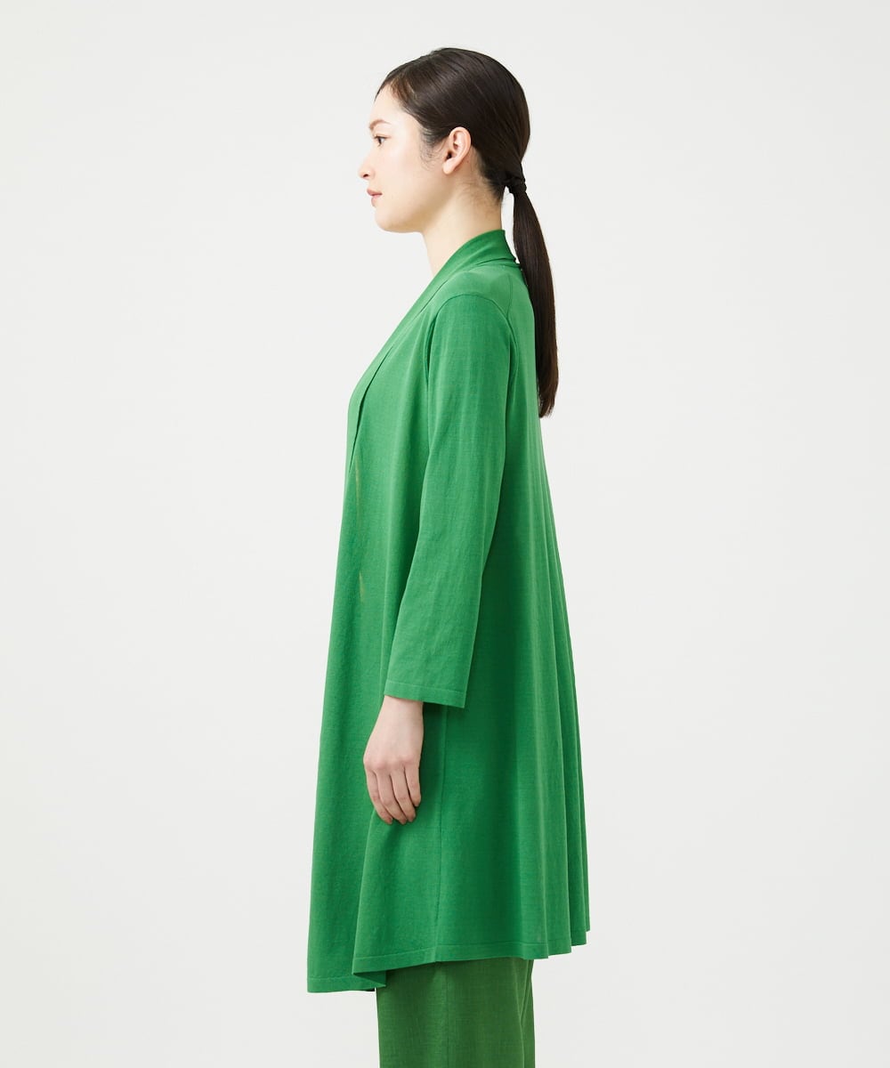 GBSGE03540 Sybilla(シビラ) アイスコットンロングカーディガン グリーン