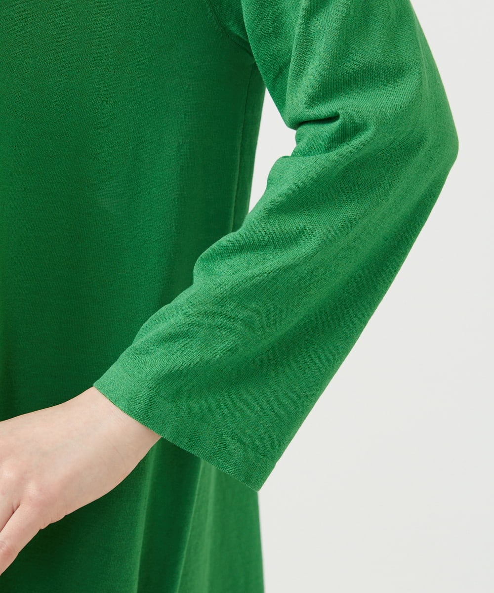 GBSGE03540 Sybilla(シビラ) アイスコットンロングカーディガン グリーン