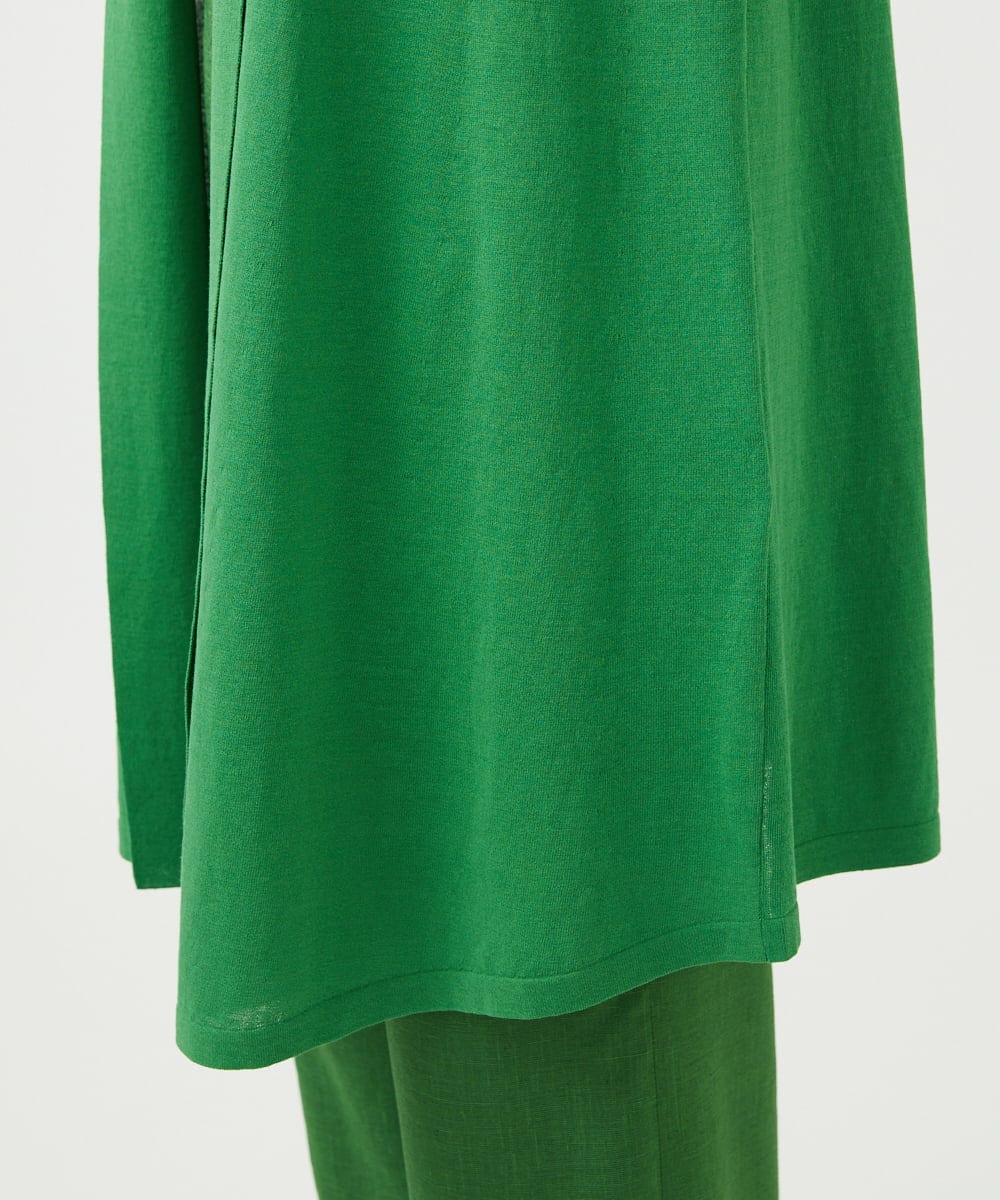 GBSGE03540 Sybilla(シビラ) アイスコットンロングカーディガン グリーン