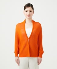 GBSGE50330 Sybilla(シビラ) ペーパーヤーンカーディガン オレンジ