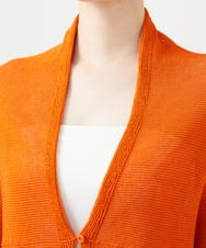 GBSGE50330 Sybilla(シビラ) ペーパーヤーンカーディガン オレンジ