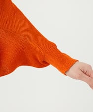 GBSGE50330 Sybilla(シビラ) ペーパーヤーンカーディガン オレンジ