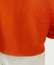 GBSGE50330 Sybilla(シビラ) ペーパーヤーンカーディガン オレンジ