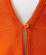 GBSGE50330 Sybilla(シビラ) ペーパーヤーンカーディガン オレンジ