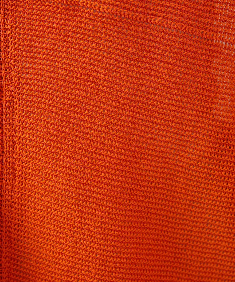 GBSGE50330 Sybilla(シビラ) ペーパーヤーンカーディガン オレンジ