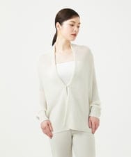 GBSGE50330 Sybilla(シビラ) ペーパーヤーンカーディガン アイボリー