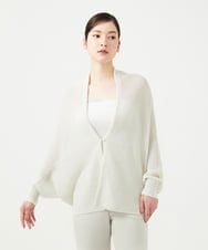 GBSGE50330 Sybilla(シビラ) ペーパーヤーンカーディガン アイボリー