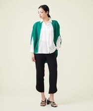 GBSGS01330 Sybilla(シビラ) フォルムニットジレ グリーン