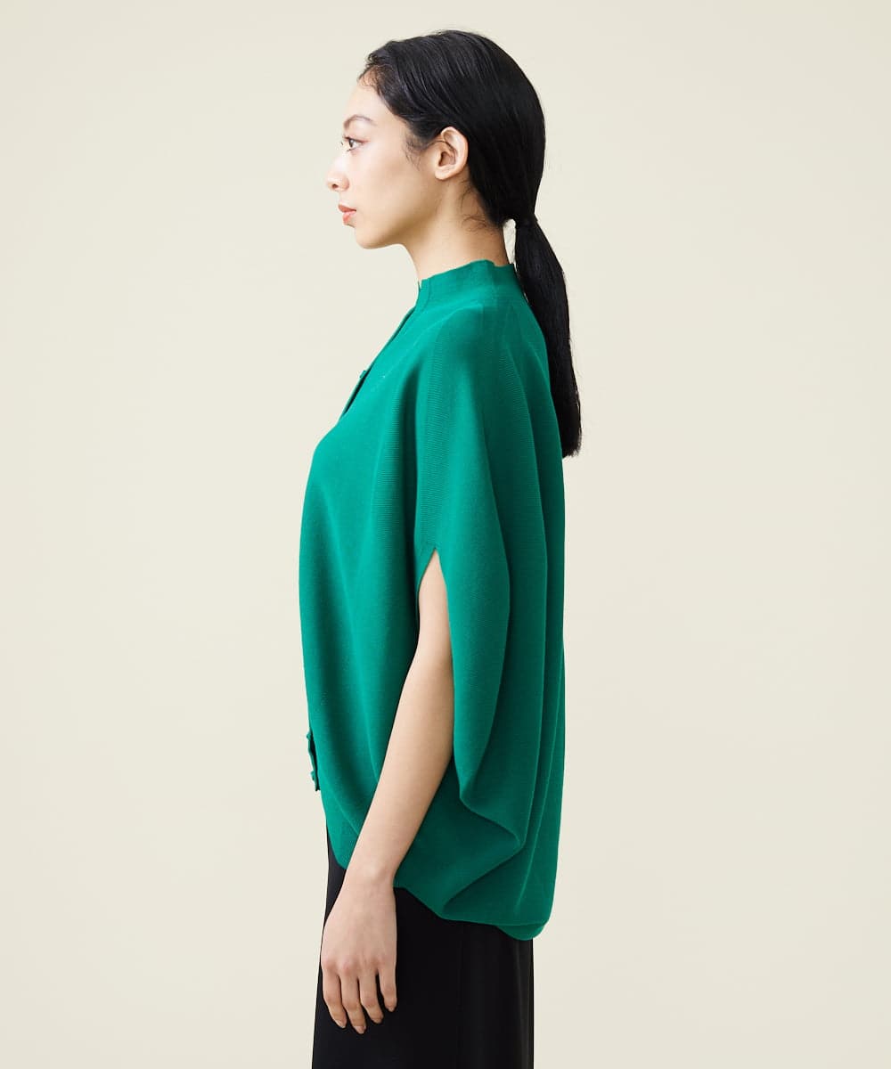 GBSGS01330 Sybilla(シビラ) フォルムニットジレ グリーン