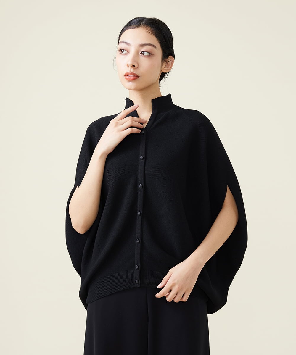 GBSGS01330 Sybilla(シビラ) フォルムニットジレ ブラック