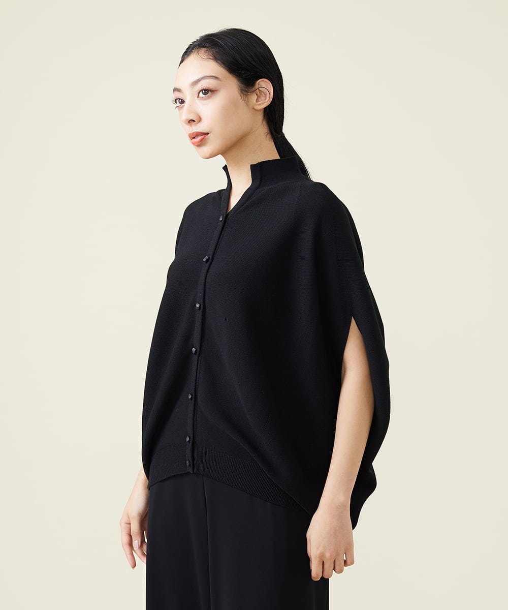 GBSGS01330 Sybilla(シビラ) フォルムニットジレ ブラック