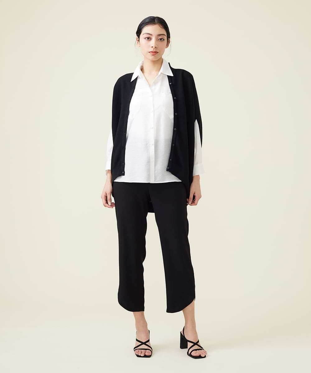 GBSGS01330 Sybilla(シビラ) フォルムニットジレ ブラック