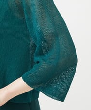 GBSHA70230 Sybilla(シビラ) ペーパーヤーンショートカーディガン グリーン