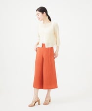 GBSHA70230 Sybilla(シビラ) ペーパーヤーンショートカーディガン アイボリー