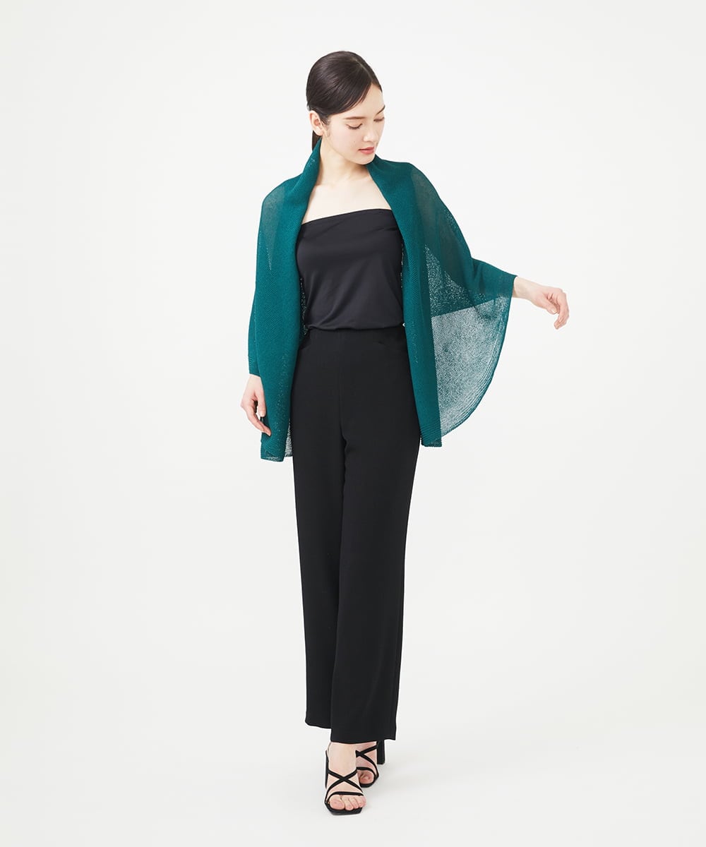 GBSHA71330 Sybilla(シビラ) ペーパーヤーンドレープジレ グリーン