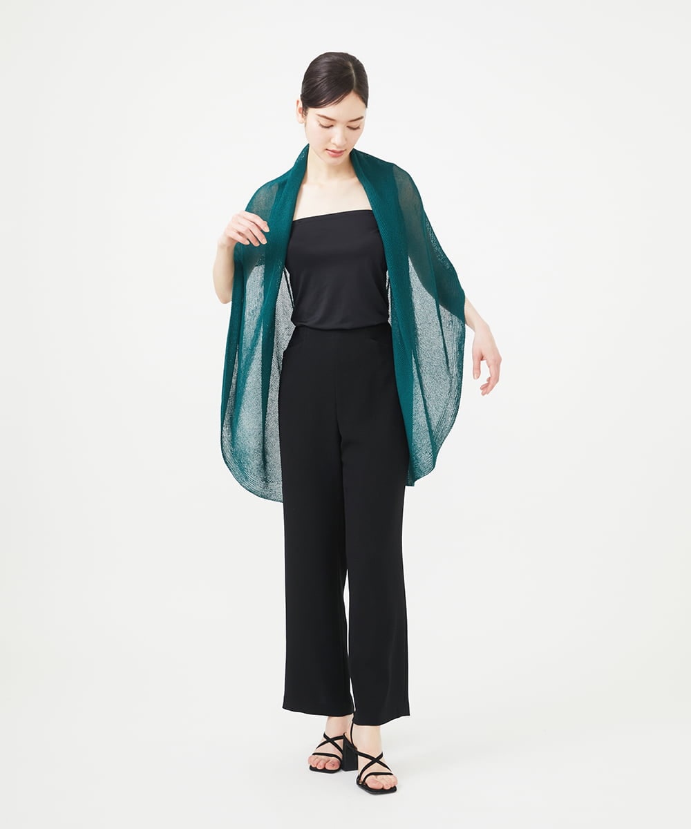 GBSHA71330 Sybilla(シビラ) ペーパーヤーンドレープジレ グリーン