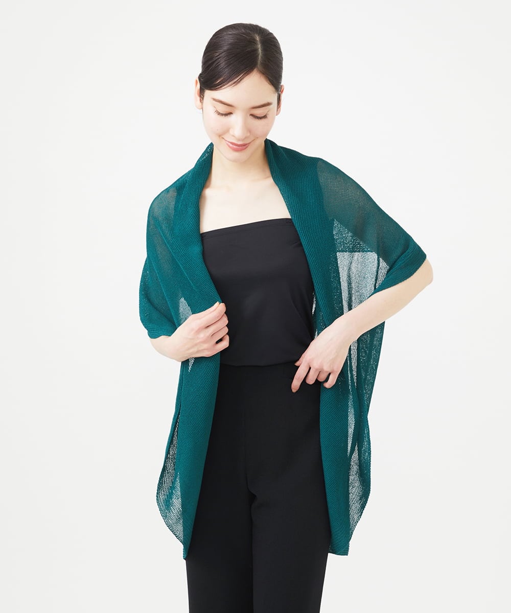 GBSHA71330 Sybilla(シビラ) ペーパーヤーンドレープジレ グリーン
