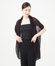 GBSHA71330 Sybilla(シビラ) ペーパーヤーンドレープジレ ダークブラウン