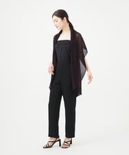 GBSHA71330 Sybilla(シビラ) ペーパーヤーンドレープジレ ダークブラウン