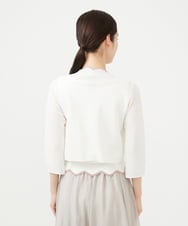 GBSHD30330 Sybilla(シビラ) スカラップカーディガン アイボリー