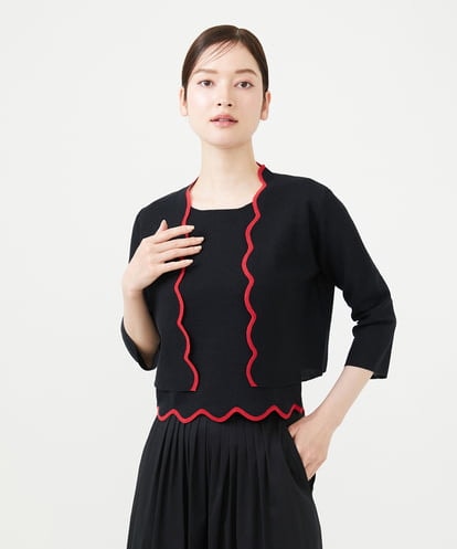 GBSHD30330 Sybilla スカラップカーディガン