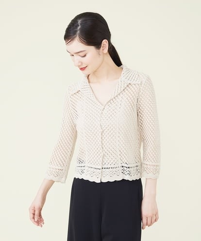 GBSHP02360 Sybilla レーシーニットジャケット