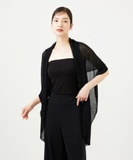 GBSJA71330 Sybilla(シビラ) ペーパーヤーンドレープジレ ブラック