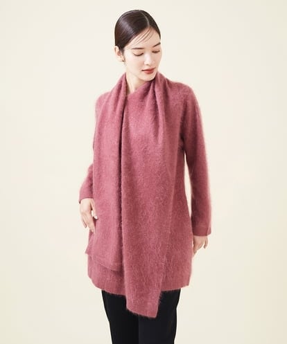 GBSJT01890 Sybilla カシミヤストールデザインカーディガン