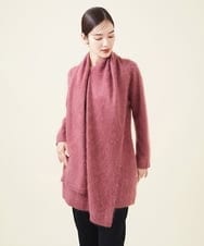 GBSJT01890 Sybilla(シビラ) カシミヤストールデザインカーディガン ピンク