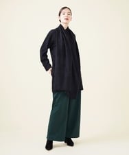 GBSJT01890 Sybilla(シビラ) カシミヤストールデザインカーディガン ブラック
