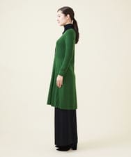 GBSJT02330 Sybilla(シビラ) 切り替えフレアリブロングカーディガン グリーン