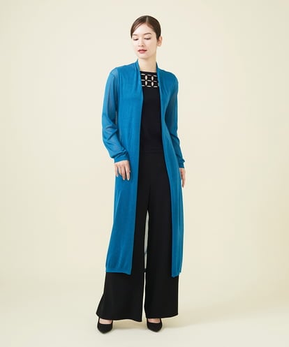 GBSJV01330  シアーロングカーディガン