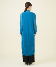 GBSJV01330 Sybilla(シビラ) シアーロングカーディガン ブルー