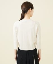 GBSJV03270 Sybilla(シビラ) Vネックショートカーディガン アイボリー