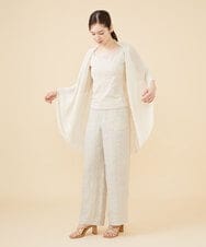 GBSJW02290 Sybilla(シビラ) ペーパーヤーンドレープジレ アイボリー